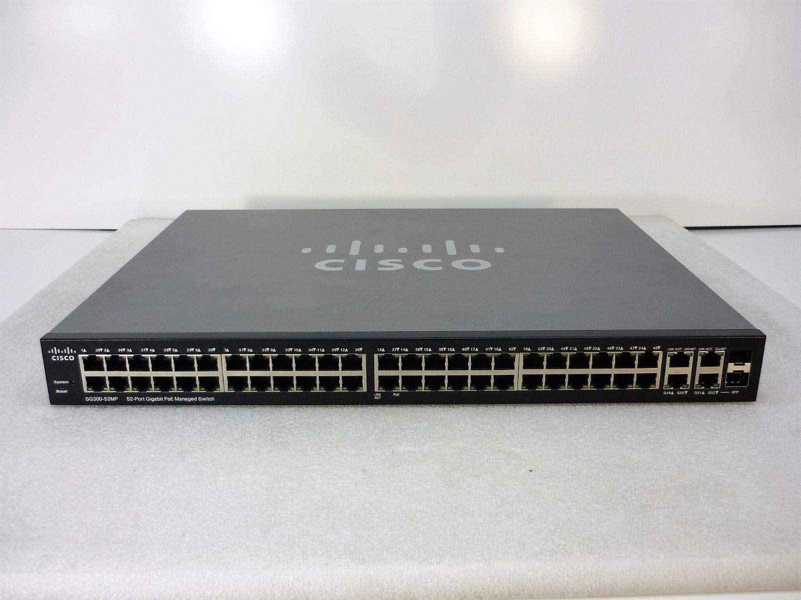 Amazon.com: Cisco SG300-52MP-K9-NA SG300 52 Port Gigabit Max PoE